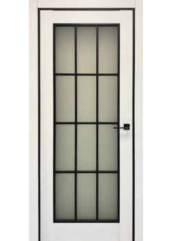 Двері Brama Eco-cell 16-33 Чорне скло