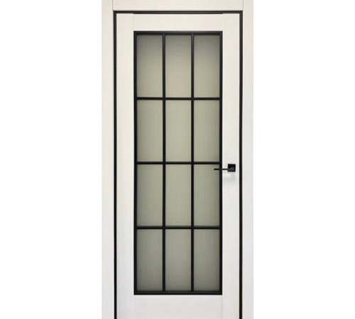 Міжкімнатні Двері Brama Eco-cell 16-33 Чорне скло