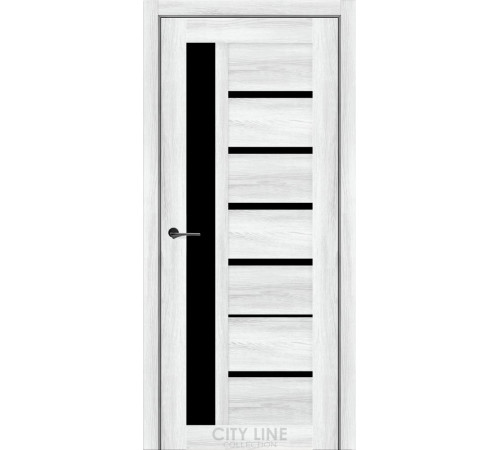 Міжкімнатні Двері City Line KENNA Чорне скло