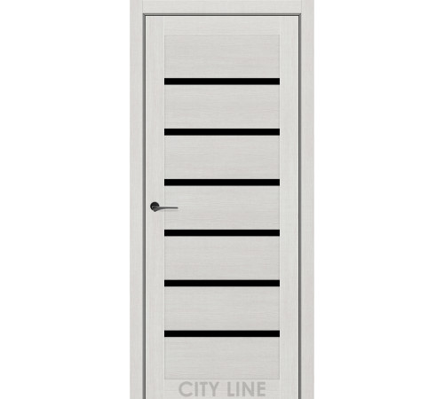 Міжкімнатні Двері City Line Express BROOKLYN Чорне скло
