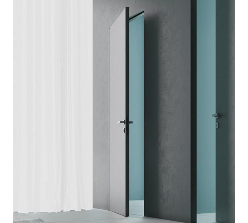 Міжкімнатні Двері Comeo Porte Multistrato FT Прихованного монтажу Inside з чорним торцем