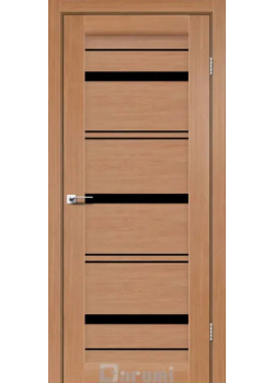 Двері Darumi Doors Darina дуб натуральний Чорне скло