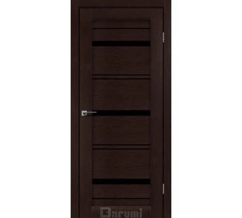 Міжкімнатні Двері Darumi Doors Darina дуб честнат Чорне скло