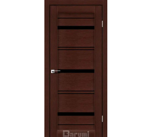 Міжкімнатні Двері Darumi Doors Darina венге панга Чорне скло
