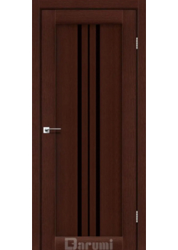 Двері Darumi Doors Stella венге панга Чорне скло