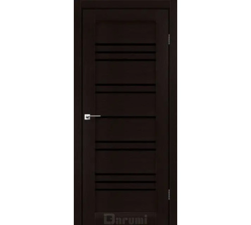 Міжкімнатні Двері Darumi Doors Versal дуб честнат Чорне скло