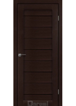Двері Darumi Doors Leona дуб честнат Чорне скло
