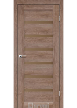 Двері Darumi Doors Vela горіх бургун сатин бронза