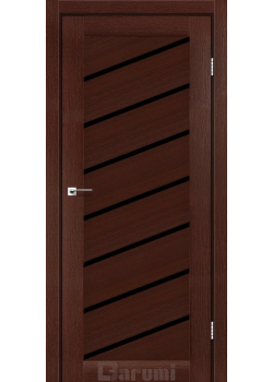 Двері Darumi Doors Rosalia венге панга Чорне скло