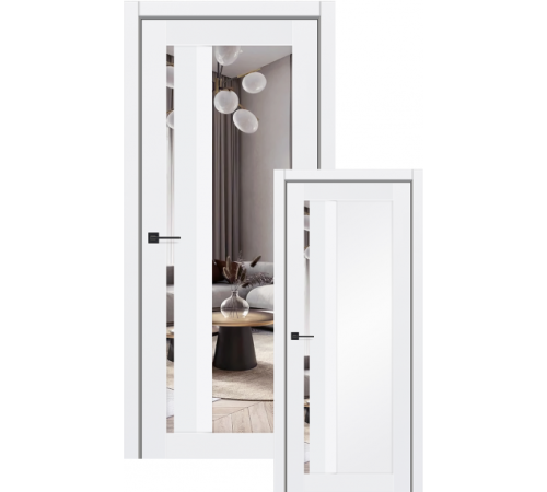 Міжкімнатні Двері Darumi Doors Floriana-02 з дзеркалом