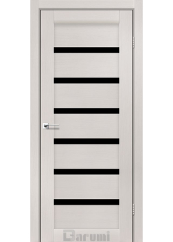 Двері Darumi Doors Vela дуб ольс Чорне скло