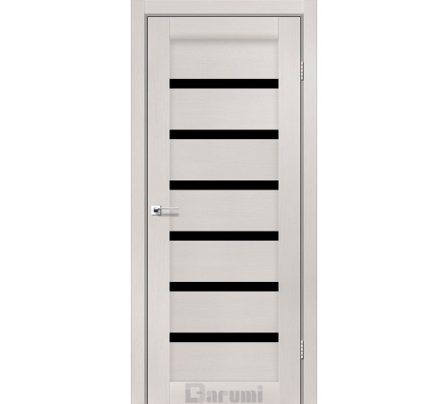 Міжкімнатні Двері Darumi Doors Vela дуб ольс Чорне скло