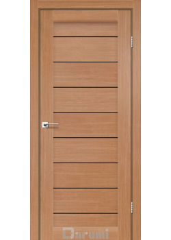 Двері Darumi Doors Leona дуб натуральний Чорне скло