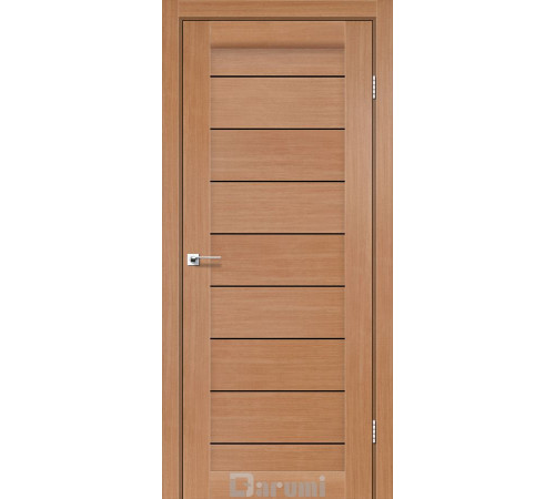 Міжкімнатні Двері Darumi Doors Leona дуб натуральний Чорне скло