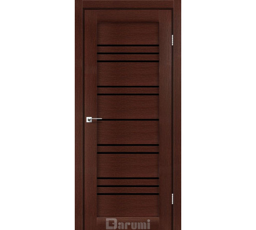 Міжкімнатні Двері Darumi Doors Versal венге панга Чорне скло
