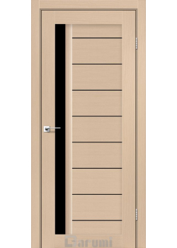 Двері Darumi Doors Bordo дуб боровий Чорне скло
