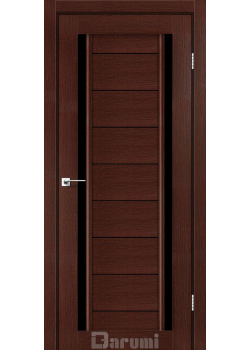 Двері Darumi Doors Madrid венге панга Чорне скло