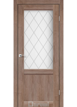 Двері Darumi Doors Galant GL-01 горіх бургун