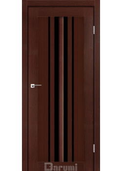 Двері Darumi Doors Prime венге панга Чорне скло