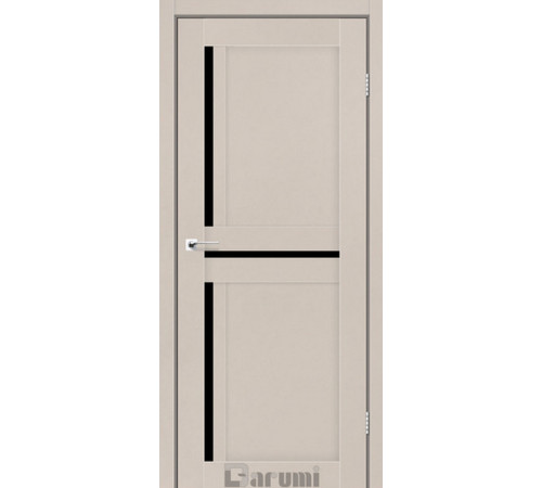 Міжкімнатні Двері Darumi Doors Next димчастий краст Чорне скло