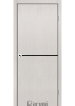 Двері Darumi Doors Plato Line PTL-03 дуб ольс (декор з алюмінію чорного кольору)