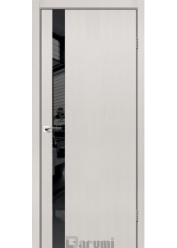 Двері Darumi Doors Plato Line PTL-04 дуб ольс Чорне скло