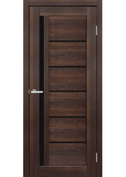 Двері Europe Doors Англія PVC Чорне скло