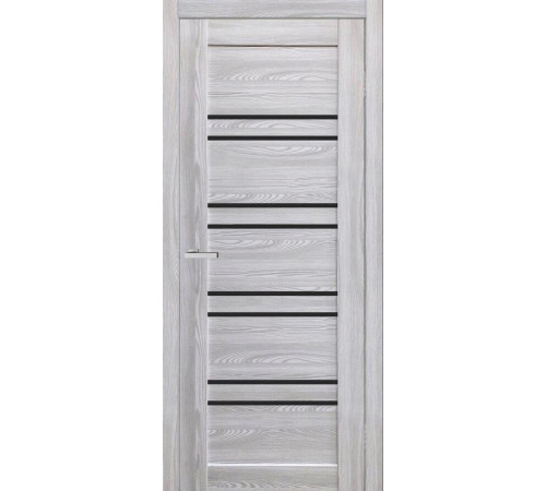 Межкомнатные Двери Europe Doors Шотландия PVC Черное стекло