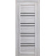 Межкомнатные Двери Europe Doors Шотландия PVC Черное стекло