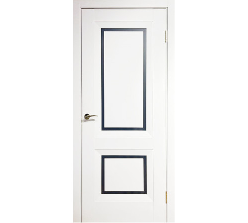 Межкомнатные Двери Europe Doors Греция SUPER MATE Черное стекло