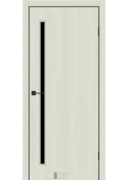 Двері KFD Line Glass 01 Чорне скло