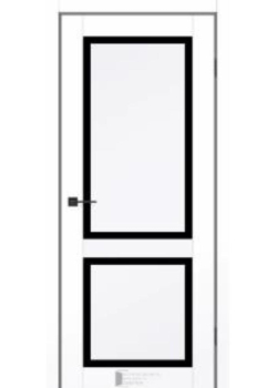 Двері KFD Prestige 7 Чорне скло