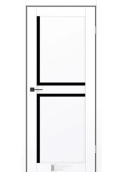 Двері KFD Prestige 8 Чорне скло