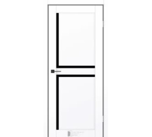 Міжкімнатні Двері KFD Prestige 8 Чорне скло