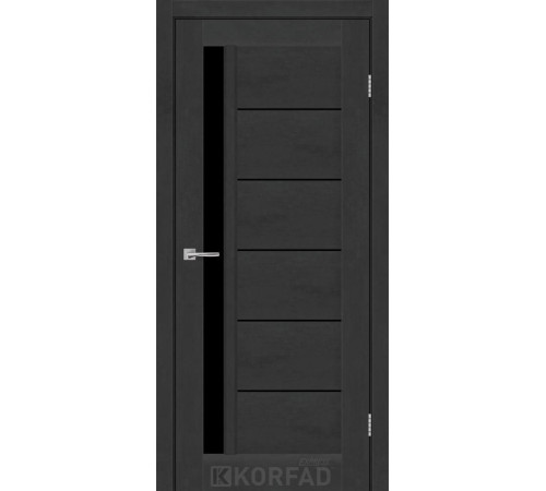 Межкомнатные Двери Korfad Express OCTAVIA Черное стекло