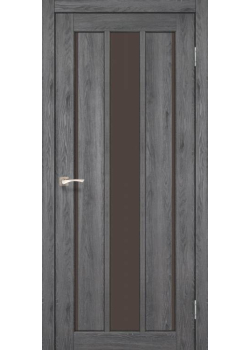 Двері Korfad Venecia Deluxe VND-04 Бронза дуб марсала