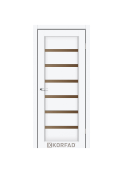 Двері Korfad Porto Deluxe PD-01 Білий перламутр