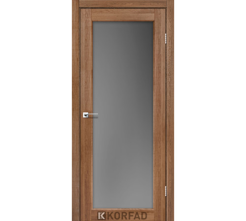 Міжкімнатні Двері Korfad Sanvito SV-01 Cатин графіт 8 мм
