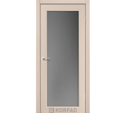 Міжкімнатні Двері Korfad Sanvito SV-01 Cатин графіт 8 мм