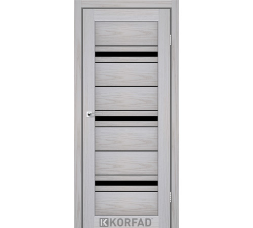 Міжкімнатні Двері Korfad Florence FL-02 Чорне скло