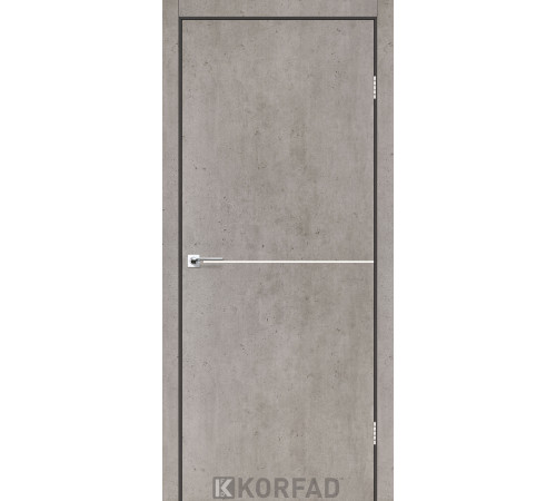 Міжкімнатні Двері Korfad Deco Loft Plato DLP-01 nickel