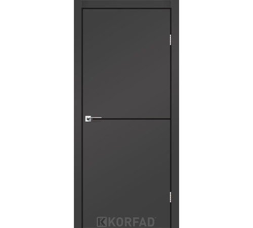 Міжкімнатні Двері Korfad Deco Loft Plato DLP-01 Super PET Black
