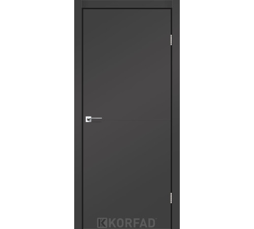 Міжкімнатні Двері Korfad Deco Loft Plato DLP-01 Super PET Antracite