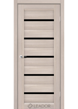 Двері Leador Doors Siena Чорне скло