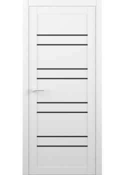 Двері Luxdoors Дублін Чорне скло