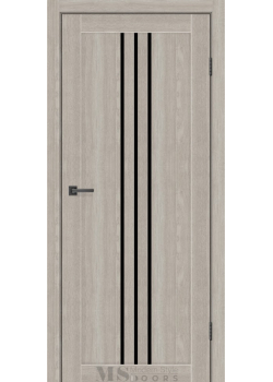 Двері MSDoors Eko Parker Чорне скло