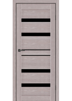 Двері MSDoors Eko Georgia Чорне скло