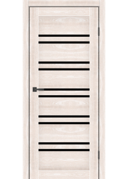 Двері MSDoors Eko Atlanta Чорне скло