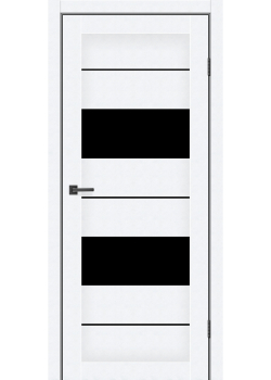 Двері MSDoors Eko Dakota Чорне скло