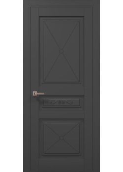 Двері Папа Карло Millenium ML-1202 темно-сірий супермат